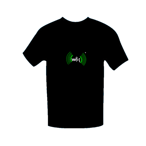 T-shirt geek détecteur de hotspot wifi