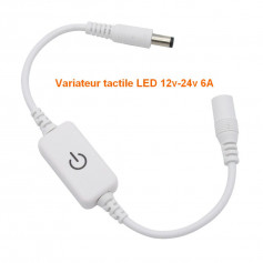 Mini variateur tactile 12-24v 6A blanc