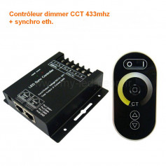 Variateur dimmer CCT sans fil RF RJ45
