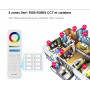 Télécommande 5en1 led rgb rgbw