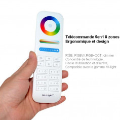 Télécommande 5en1 led rgb rgbw