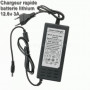 Chargeur rapide 12v 3A batterie lithium