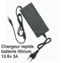 Chargeur rapide 12v 3A batterie lithium