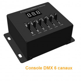 Mini console DMX 6 canaux