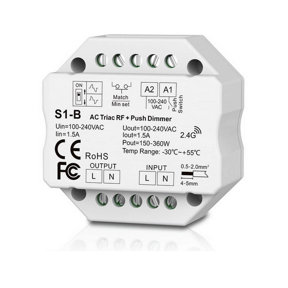 Variateur LEDs 90-240VAC 0-100% 200W Télécommande