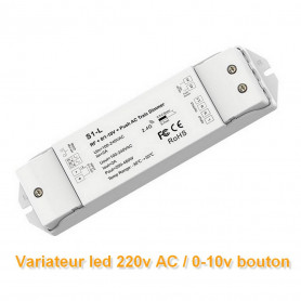 Variateur de lumière 0-10v Push AC triac 220V