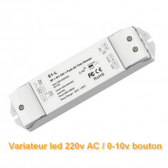 Variateur de lumière 0-10v Push AC triac 220V