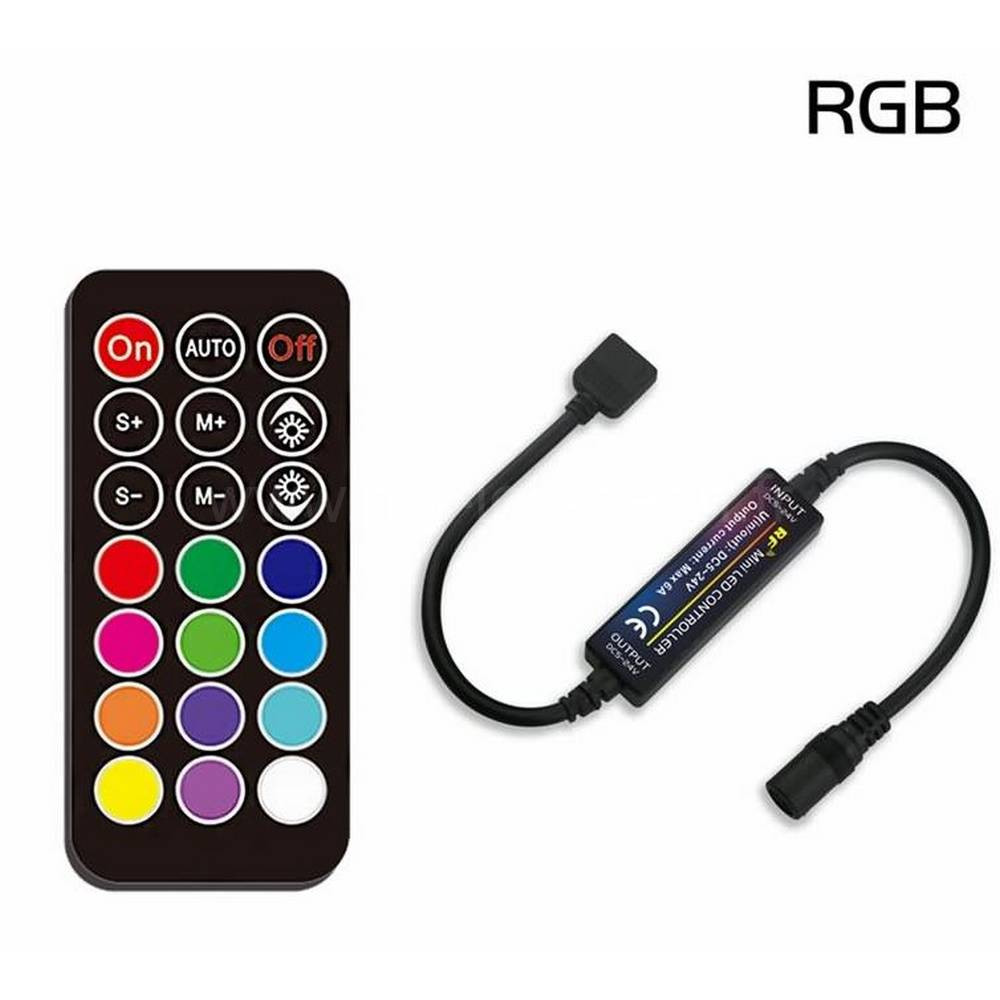 Contrôleur Infrarouge RGB 12V 24V avec Télécommande 24 Touches|Eclairage design - ARUM LIGHTING Contrôleur Infrarouge RGB 12V 24V avec Télécommande 24 Touches|Eclairage design - ARUM LIGHTING
