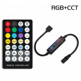 Mini contrôleur RF RGB CCT 4096 couleurs + température blanc