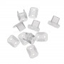 Clips PVC transparent 6x12mm