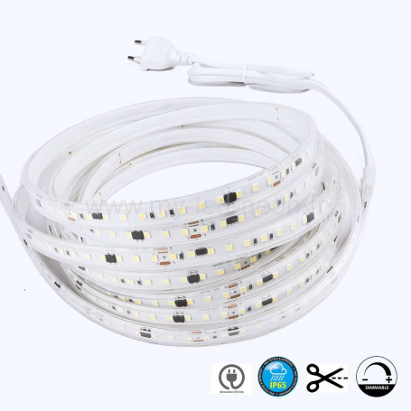 Ruban led 2835 120leds/m 220v