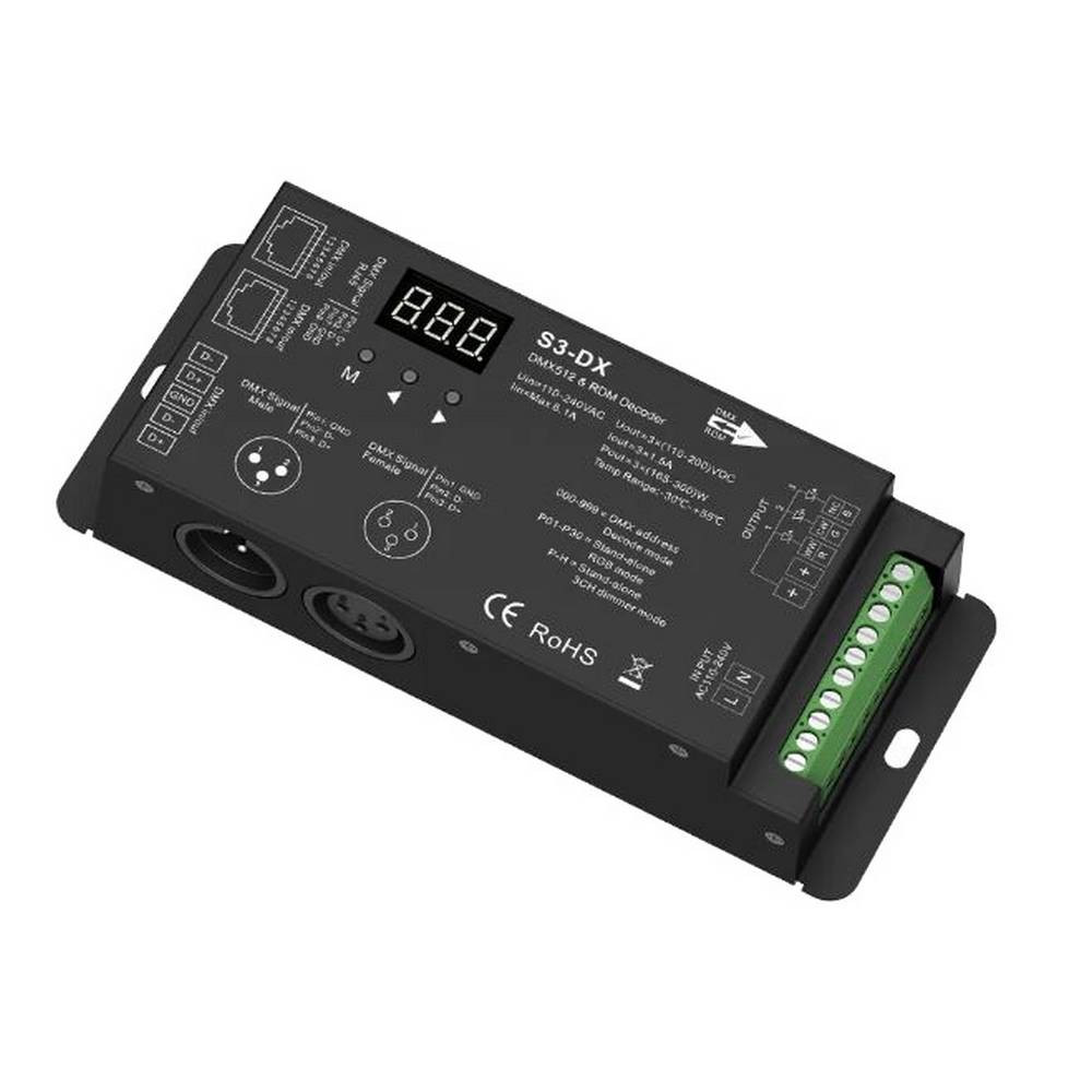 Contrôleur ruban led RGB 220V DMX