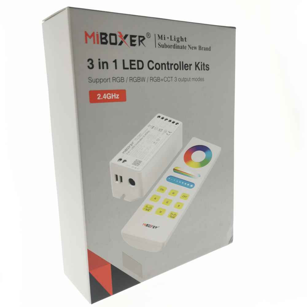 Kit Complet Télécommande et contrôleur à Radio Fréquence pour Éclairage LED  RGB/RGBW