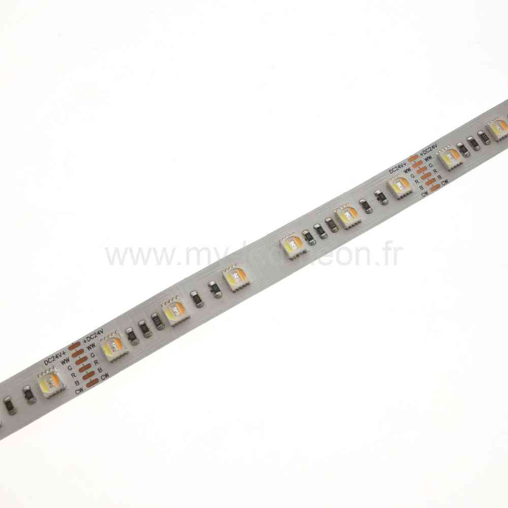 Connecteur Ruban LED COB RGB+CCT Largeur 12mm sans Soudure