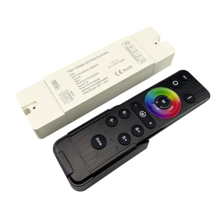 Contrôleur télécommande led RGB ou RGBW 230v