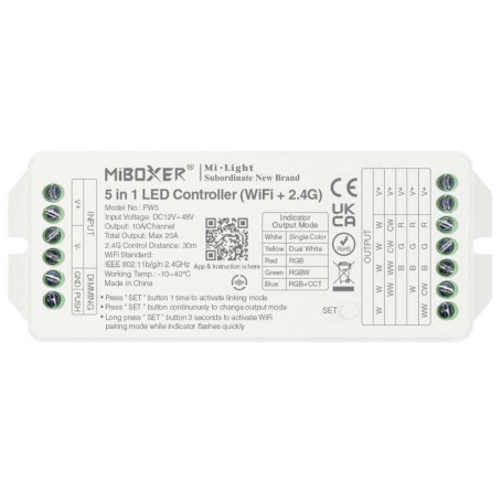 Contrôleur LED 5en1 universel WIFI TUYA
