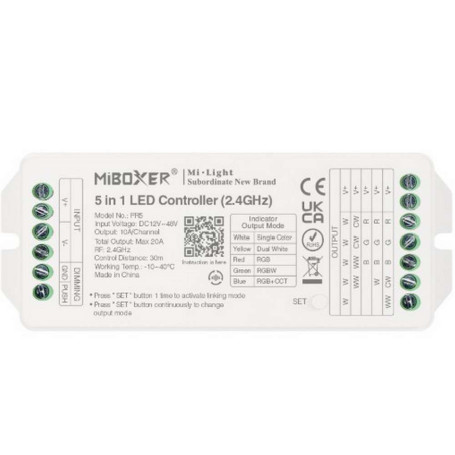 Contrôleur LED 5en1 universel