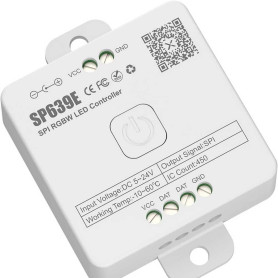 Contrôleur LED SPI Bluetooth & RF 2.4 GHz – RGBW