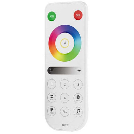 Télécommande RF LED adressable RGBW 4 zones