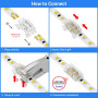 Connecteur à sertir sans soudure pour Ruban LED 8 mm – 2 Broches