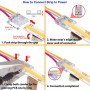 Connecteur à sertir sans soudure pour Ruban LED 8 mm – 2 Broches
