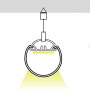 Profilé rond diffusant diamètre 30mm 2m