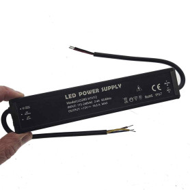 Alimentation 12v 200W étanche IP67 slim