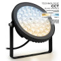 Projecteur LED 15w RGB + blanc ajustable 220v