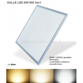 Dalle led CCT 3en1