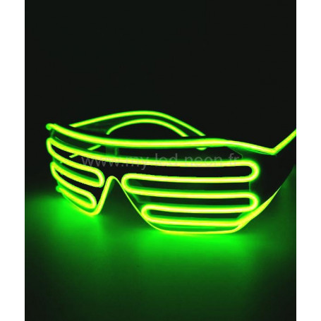 LUNETTE NEON "AVIATOR" verte