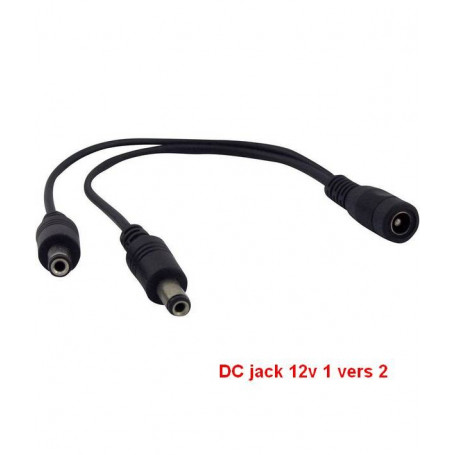 Splitter DC jack 12v 1-2