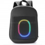 Sac à dos dynamique à écran led flexible.