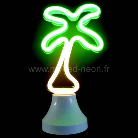 Lampe néon décorative "palmier"