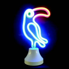 Lampe toucan néon