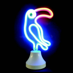Lampe toucan néon led